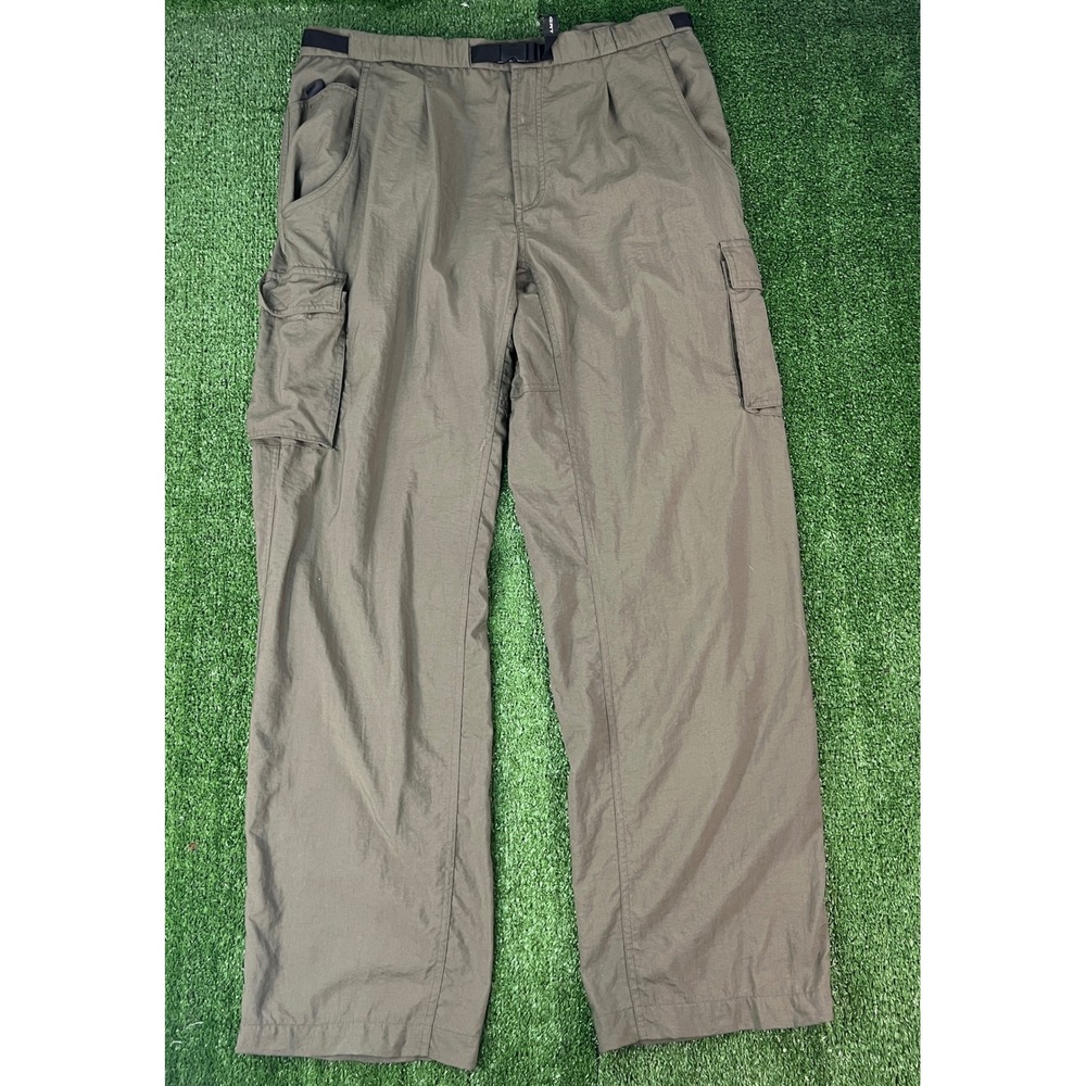 Columbia Sportswear GRT Mens Large Olive Green Nylon Cargo Hiking Pants TM8280